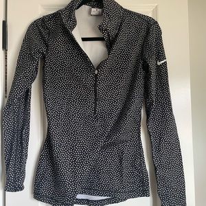 Nike half zip workout top